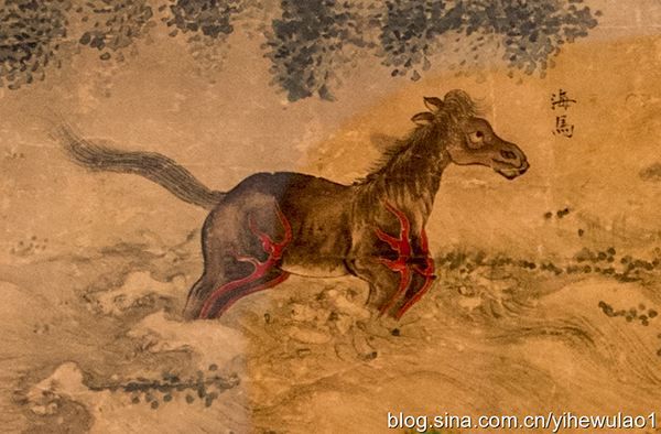 明朝补子样图--海马